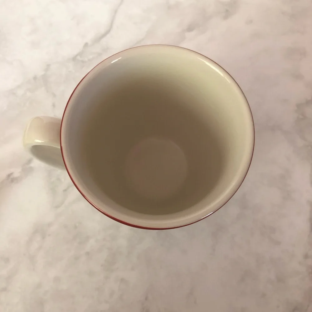 Williams Sonoma Nordic Santa Elf Stoneware Mug